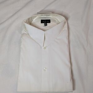 Long Sleeve Men's White Dress Shirt